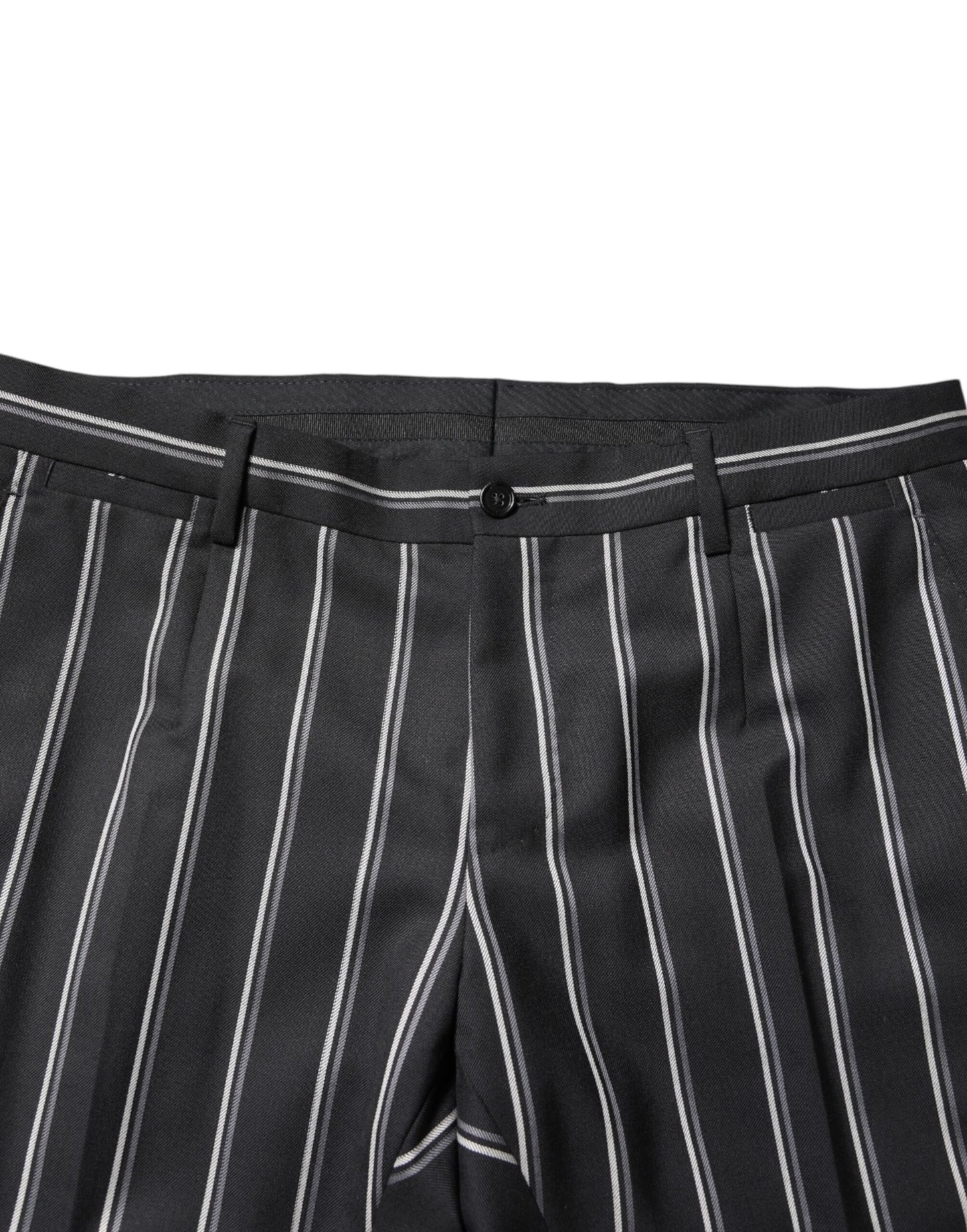 Traje formal de dos piezas SICILIA de rayas negras de Dolce & Gabbana
