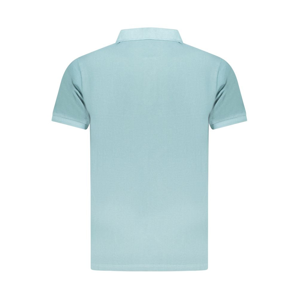 Norway 1963 Light Blue Cotton Men Polo Shirt