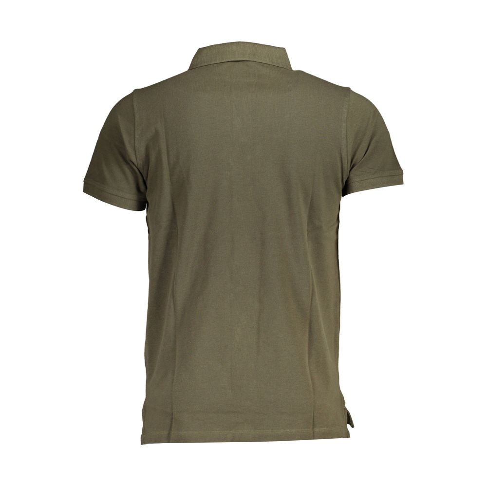 Norway 1963 Green Cotton Men Polo Shirt