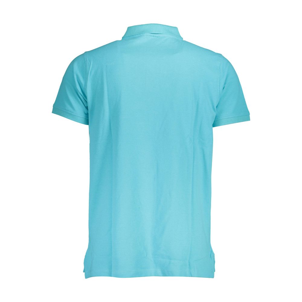 Norway 1963 Light Blue Cotton Men Polo Shirt