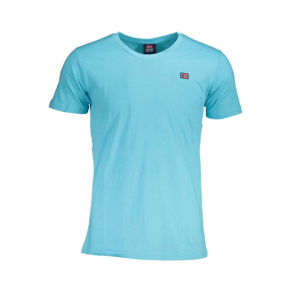 Norway 1963 Light Blue Cotton Men T-Shirt