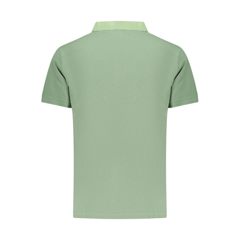 Norway 1963 Green Cotton Men Polo Shirt