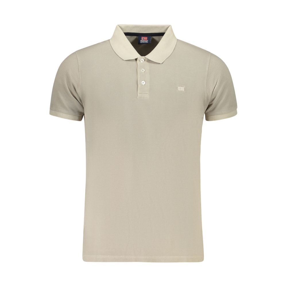 Norway 1963 Beige Cotton Polo Shirt