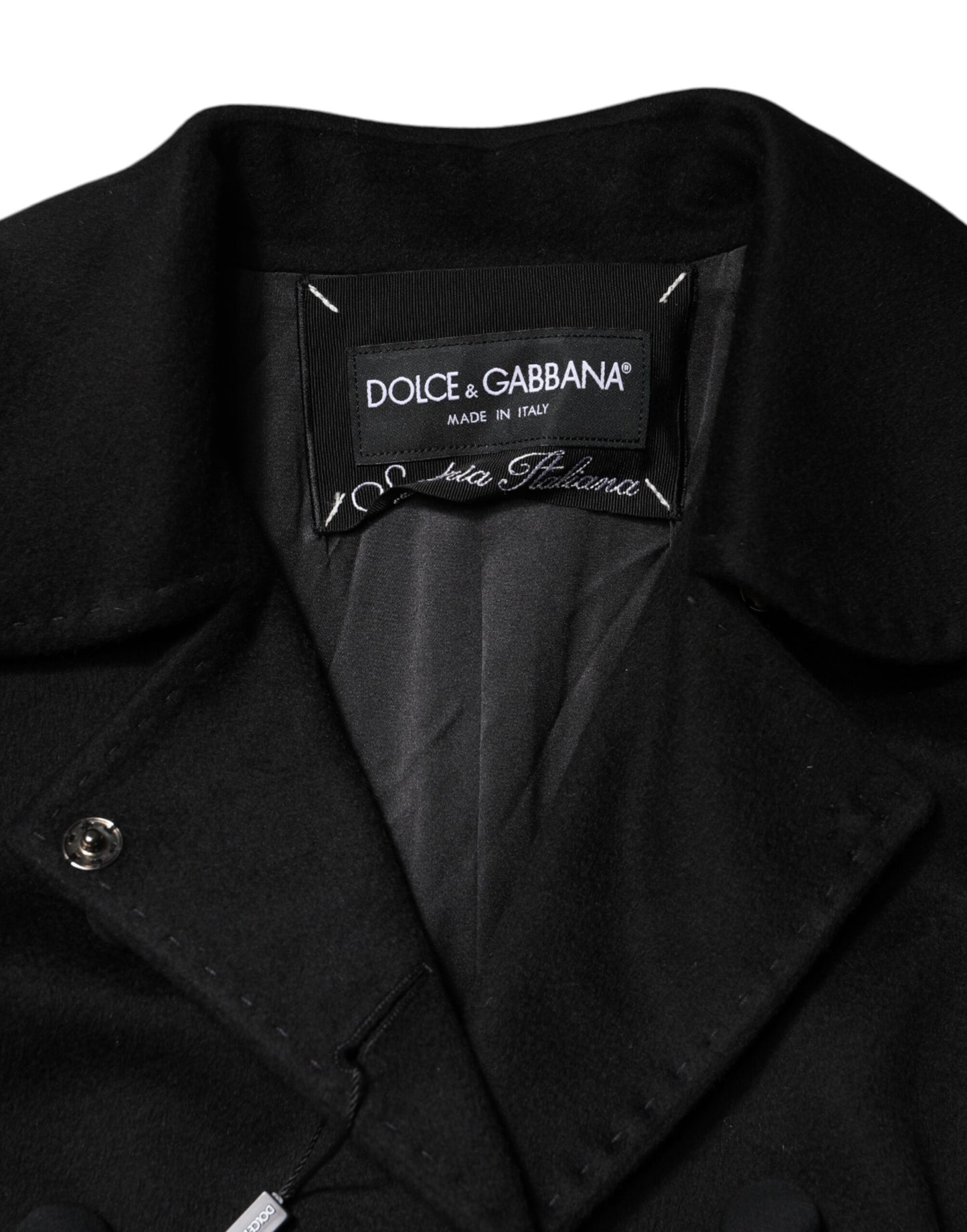 Dolce & Gabbana Chaqueta tipo blazer Sartoria Italiano de lana negra