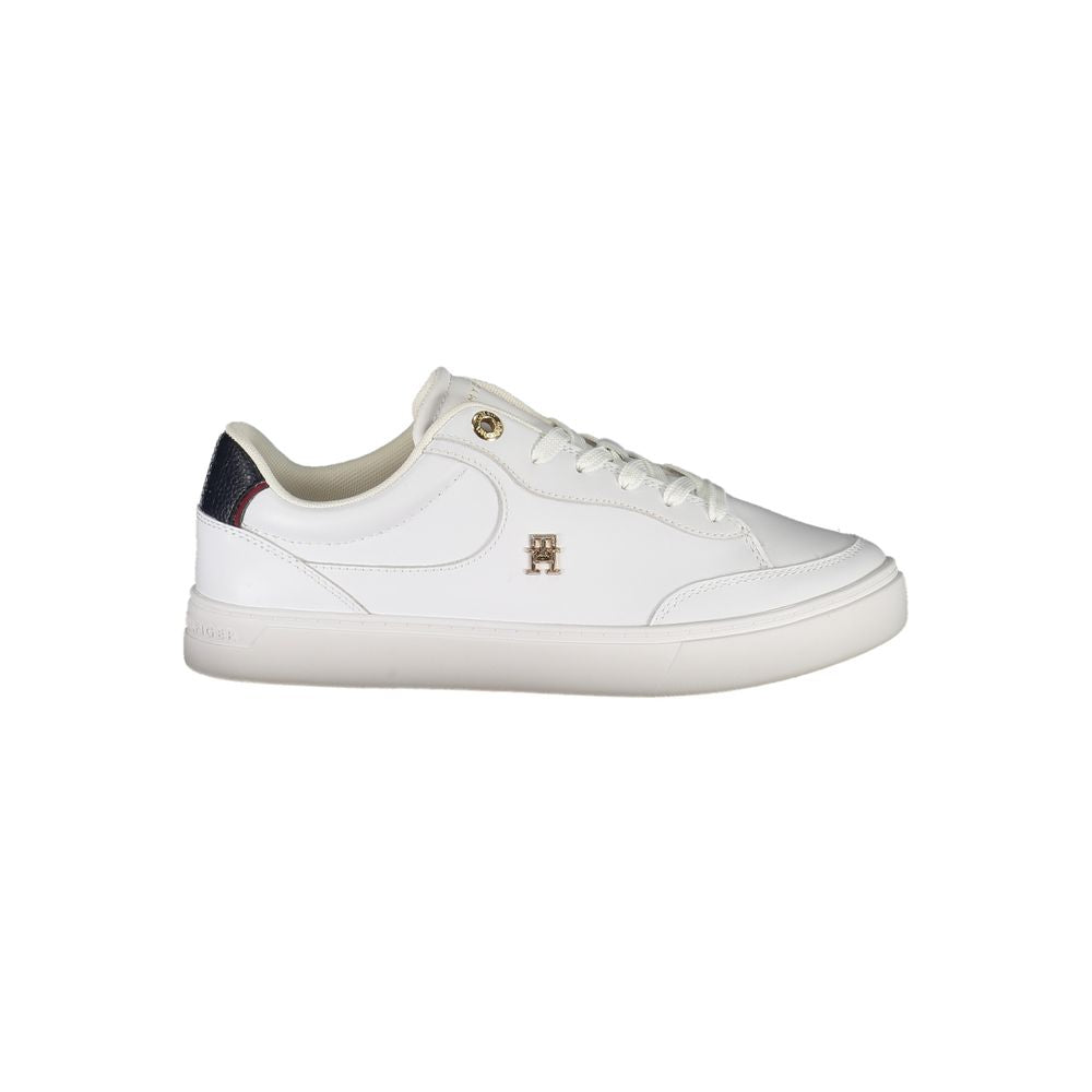 Baskets Tommy Hilfiger en cuir blanc pour femme