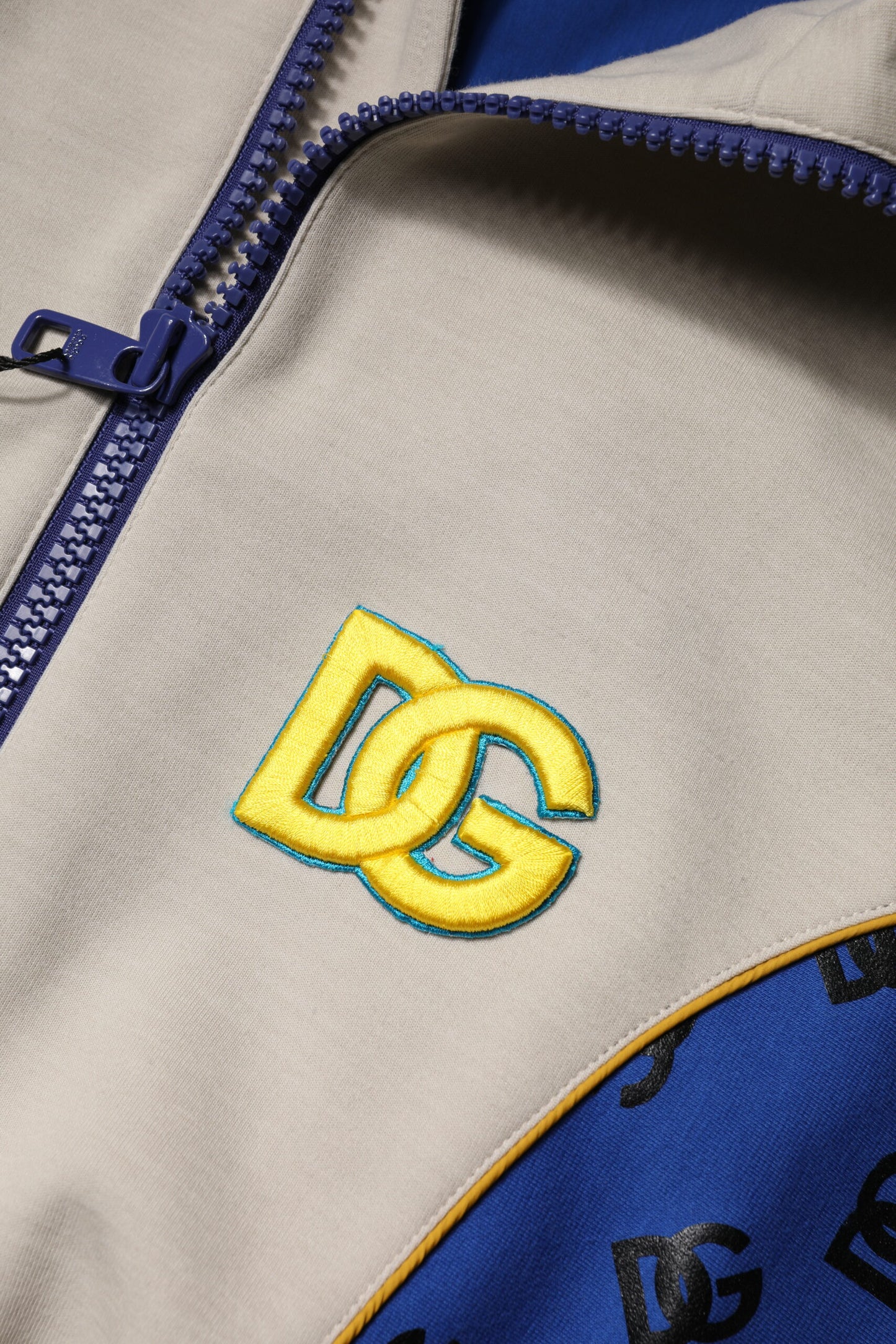Dolce & Gabbana Chaqueta bomber con cremallera completa de poliéster multicolor