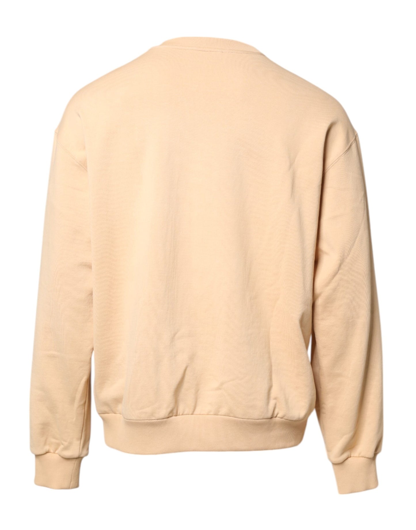 Pull ras du cou beige à imprimé cerises Dolce & Gabbana