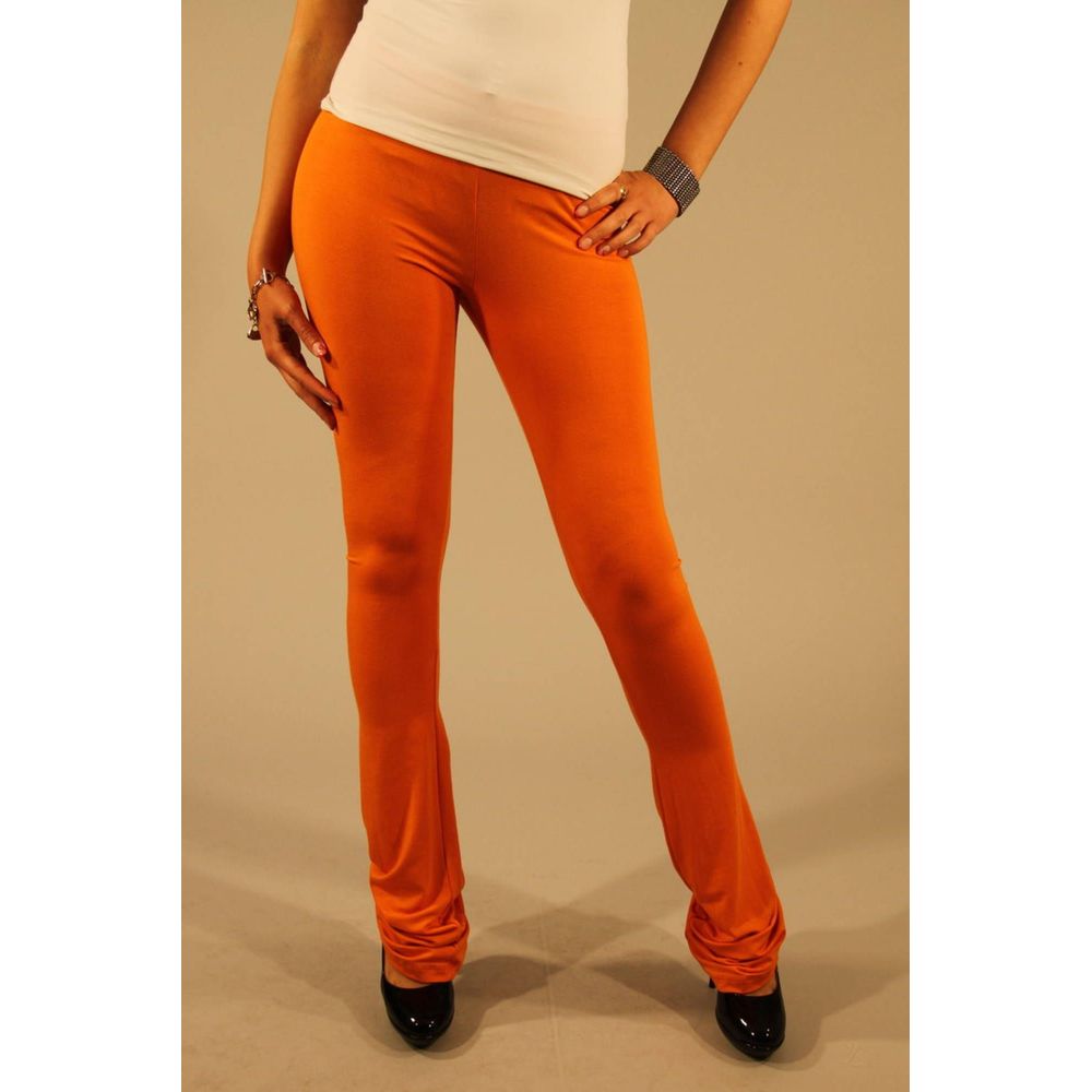 Legging femme en viscose orange Patrizia Pepe