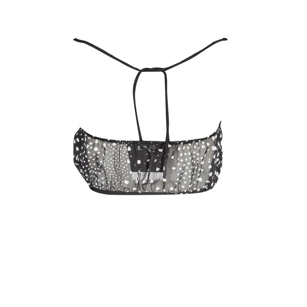Haut noir en polyester pour femme Karl Lagerfeld