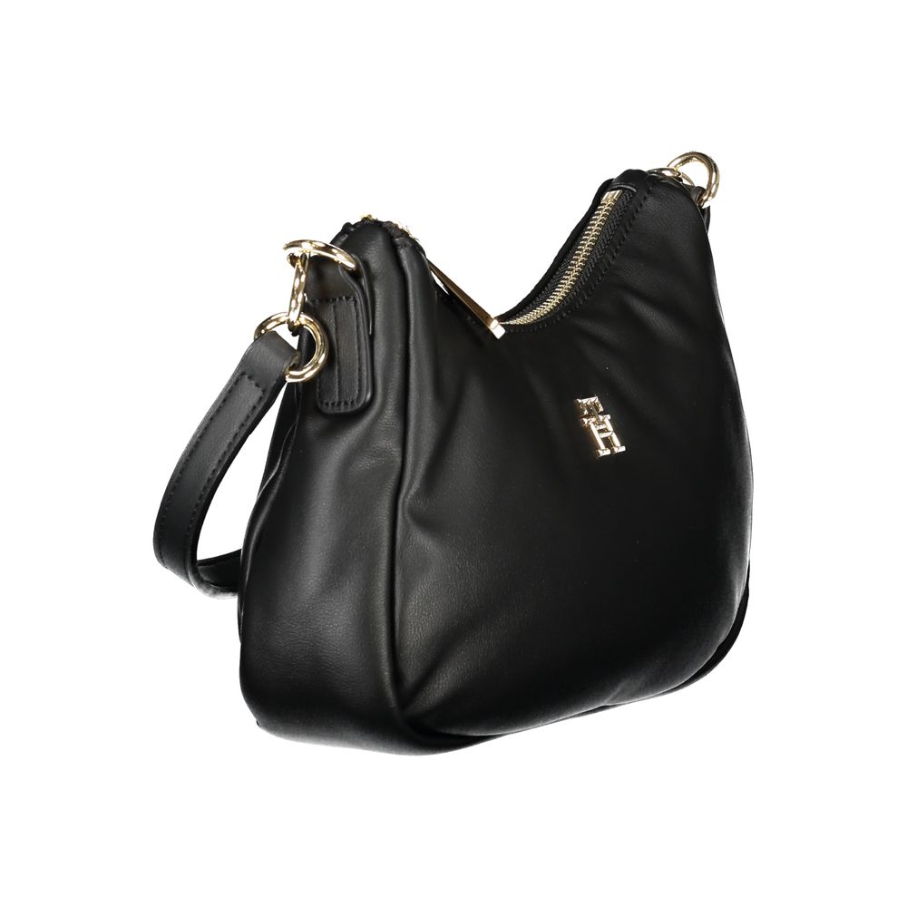 Sac à main Tommy Hilfiger en polyester noir pour femme