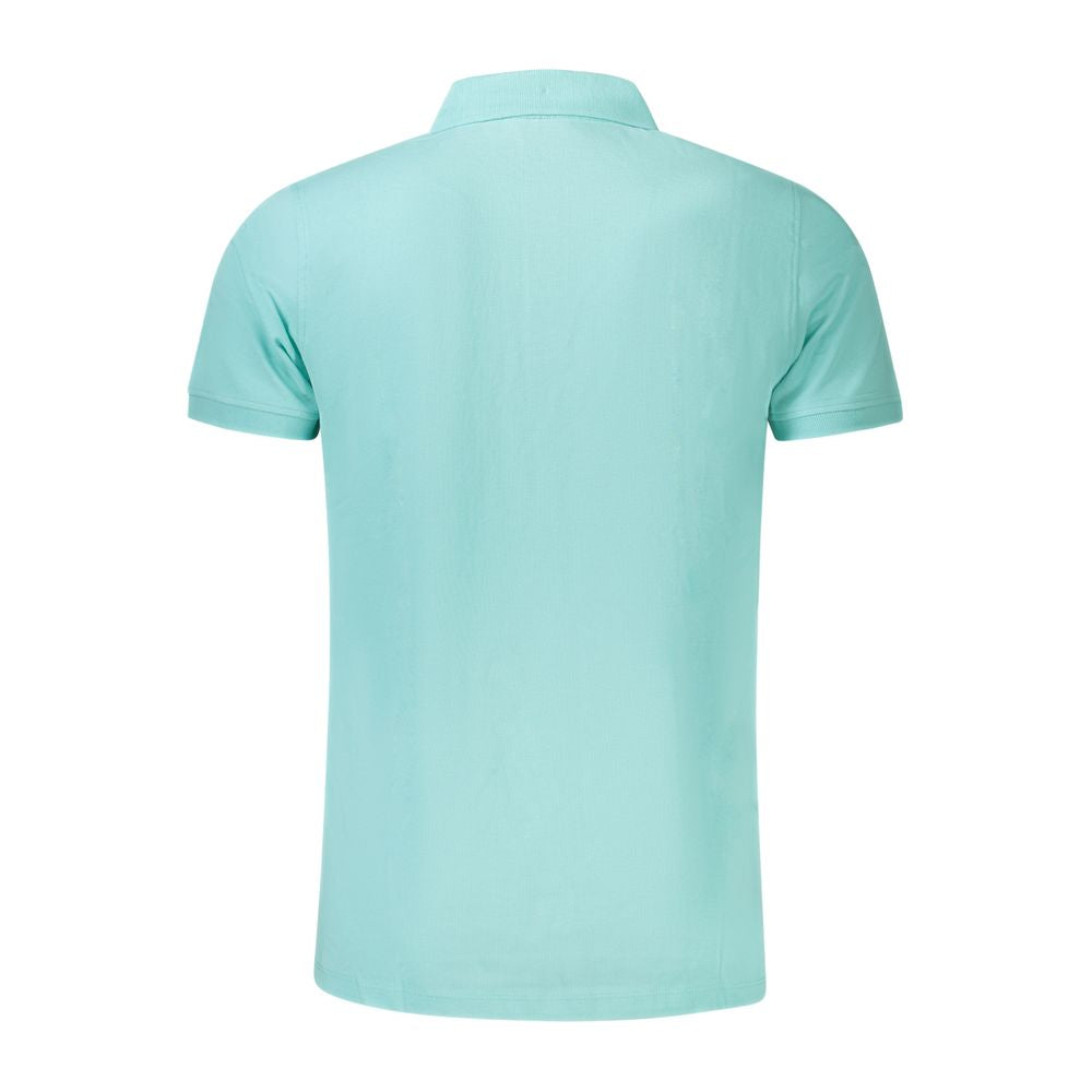 Norway 1963 Light Blue Cotton Men Polo Shirt