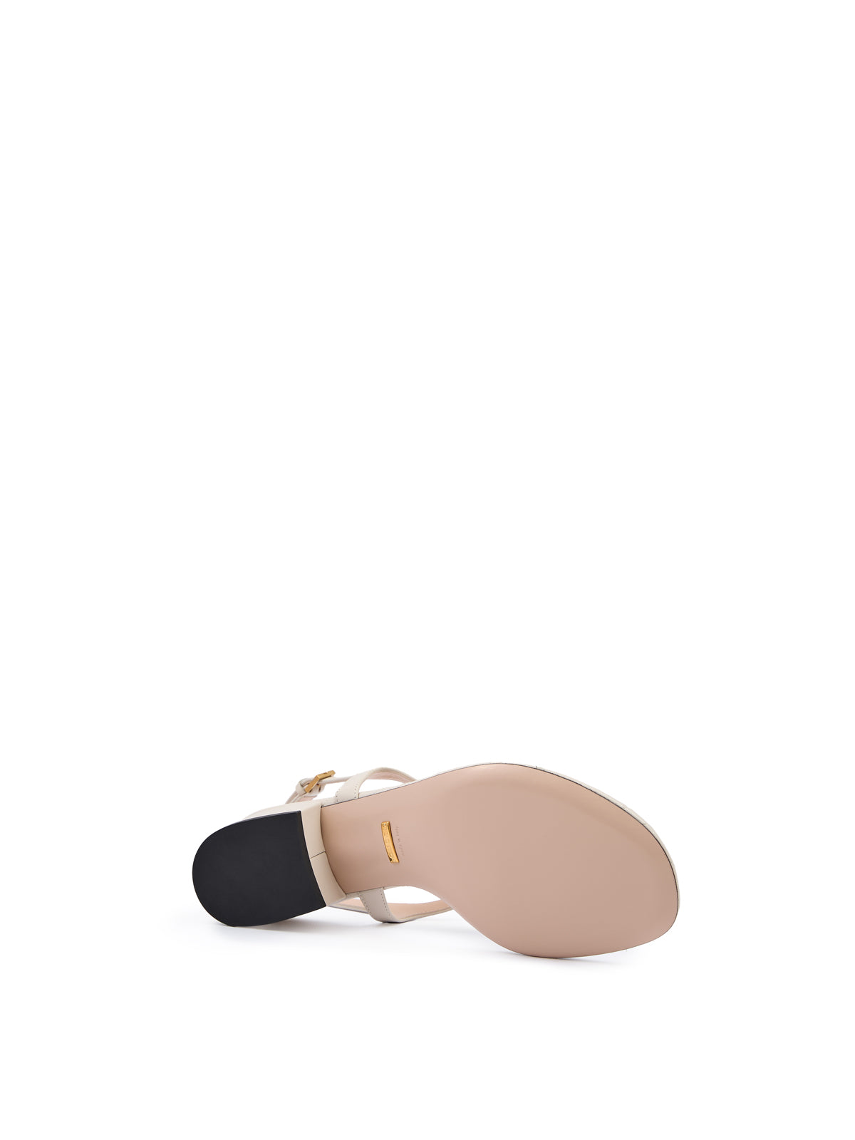 Gucci Mystic White Nappa Charlotte Leather Sandals