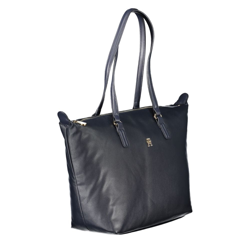 Sac à main Tommy Hilfiger en polyester bleu
