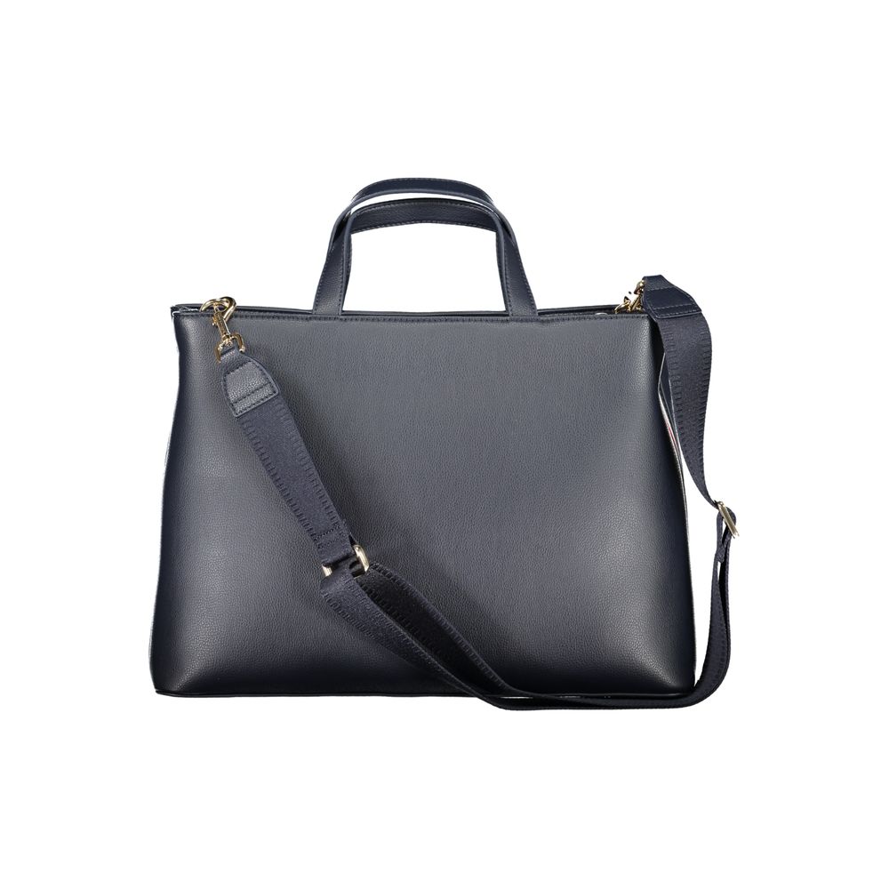 Sac à main Tommy Hilfiger en polyester bleu
