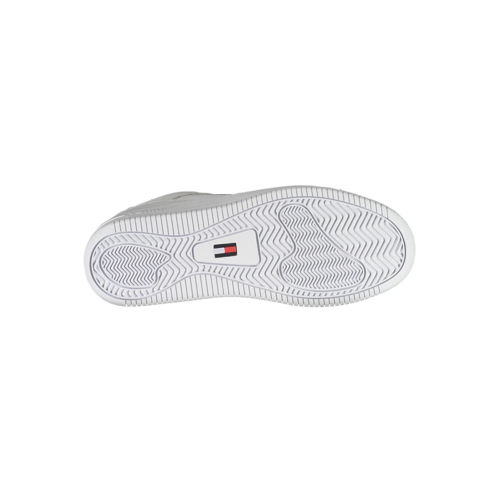Baskets blanches Tommy Hilfiger en polyester recyclé pour femme
