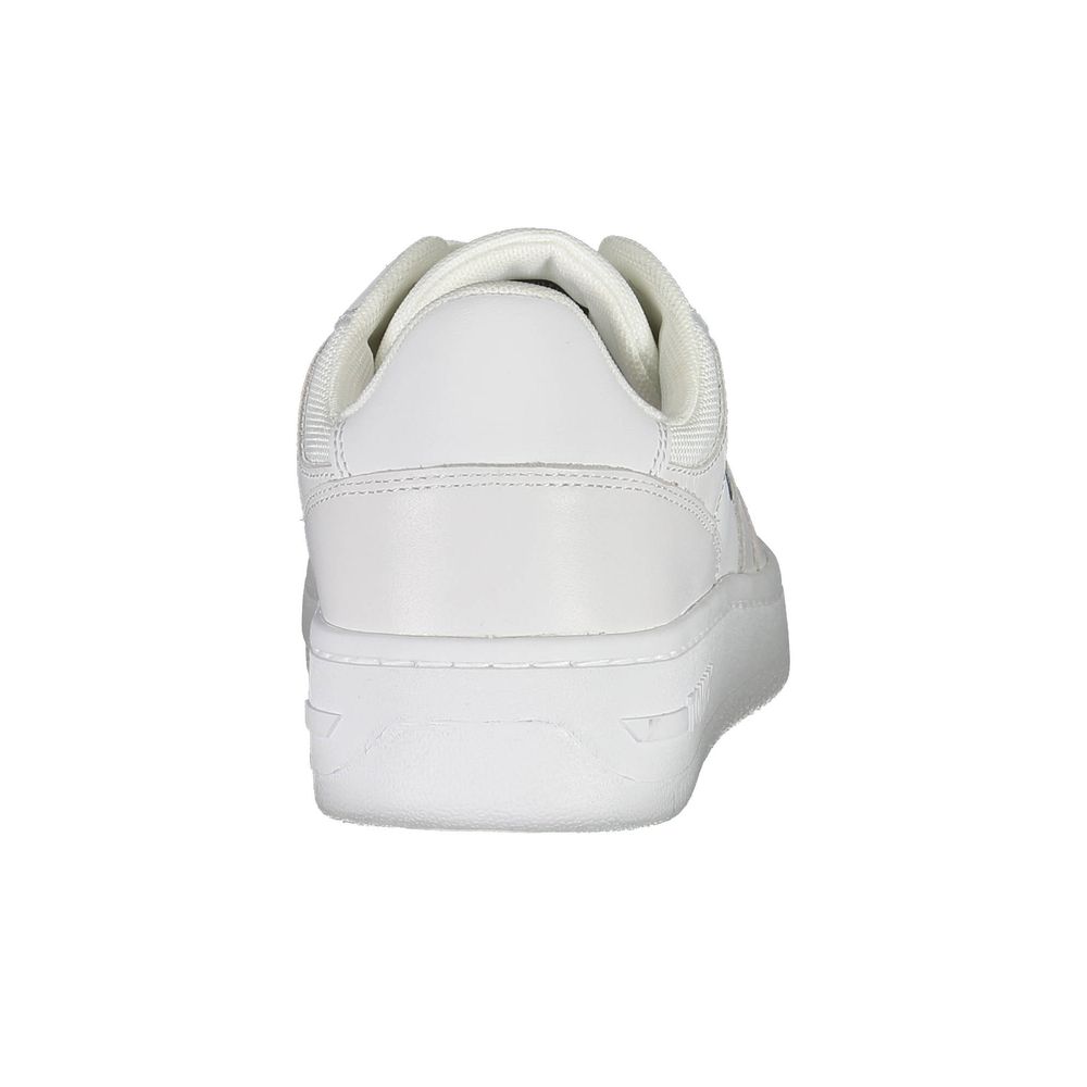 Baskets blanches Tommy Hilfiger en polyester recyclé pour femme