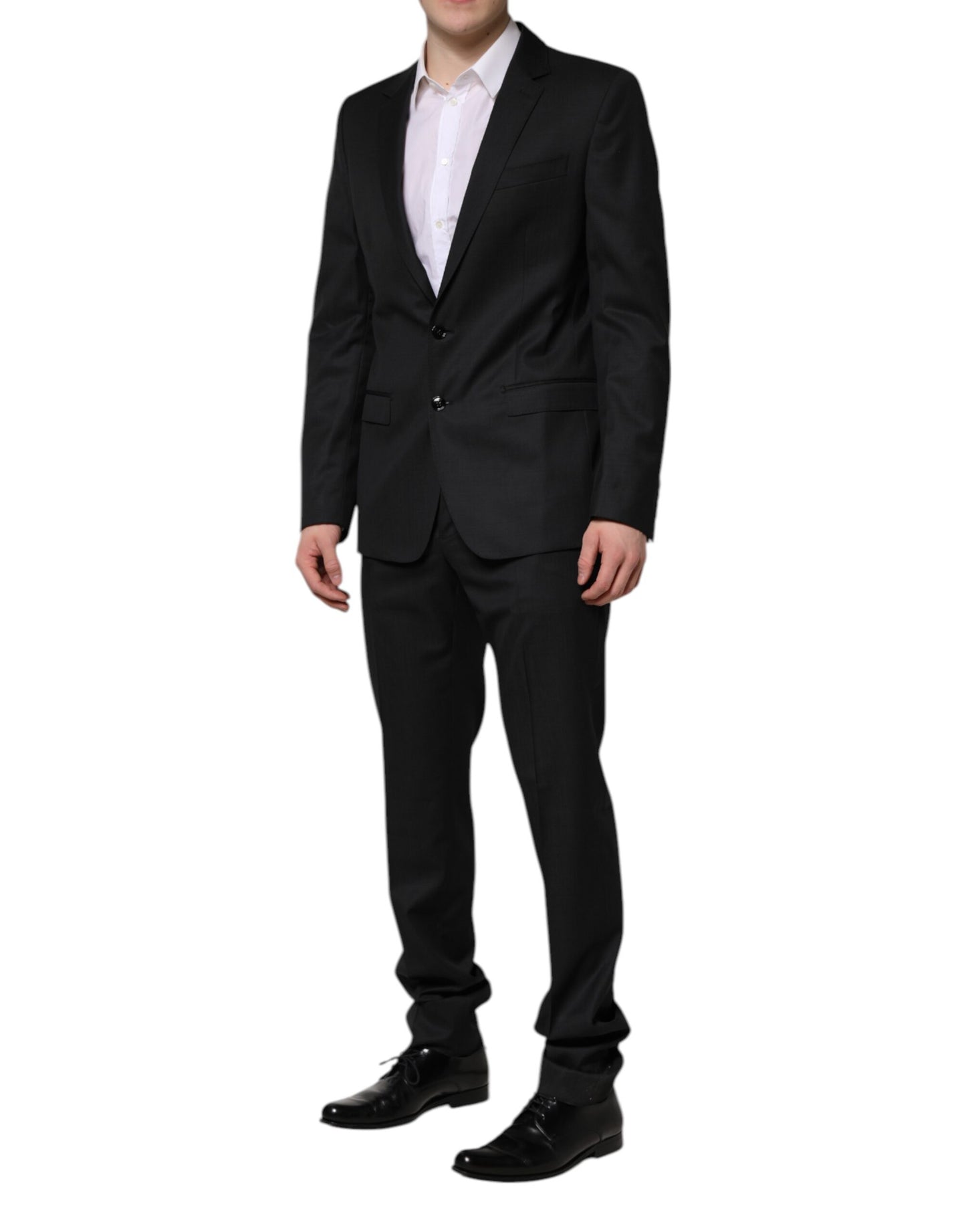 Traje MARTINI de dos piezas gris oscuro de Dolce & Gabbana con botonadura sencilla