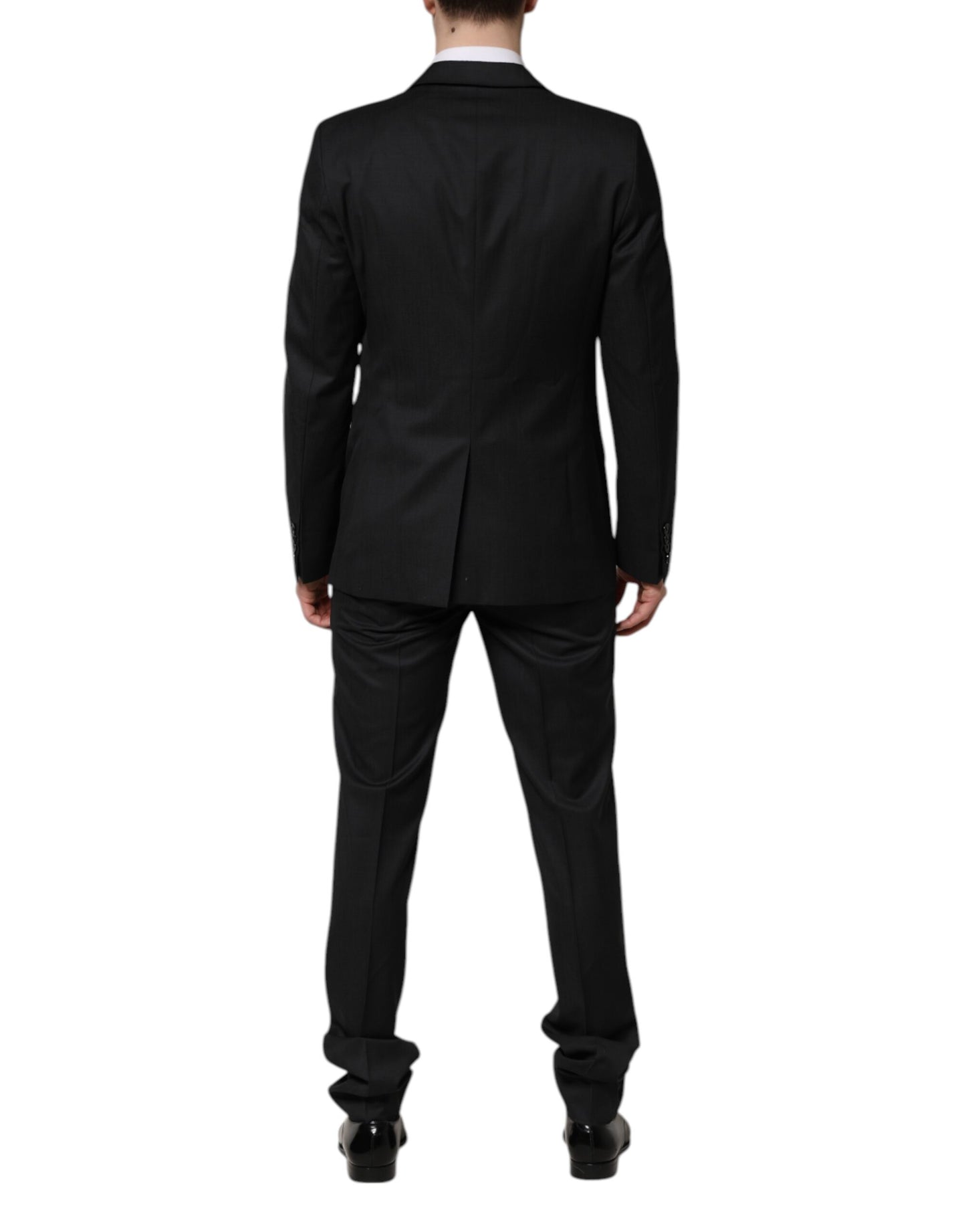 Traje MARTINI de dos piezas gris oscuro de Dolce & Gabbana con botonadura sencilla