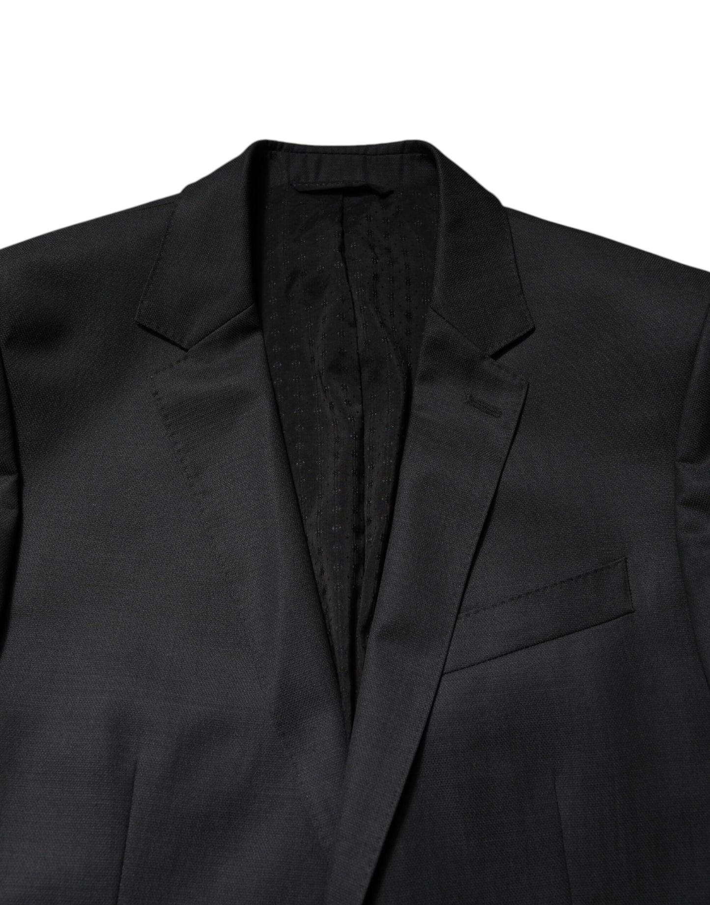 Traje MARTINI de dos piezas gris oscuro de Dolce & Gabbana con botonadura sencilla
