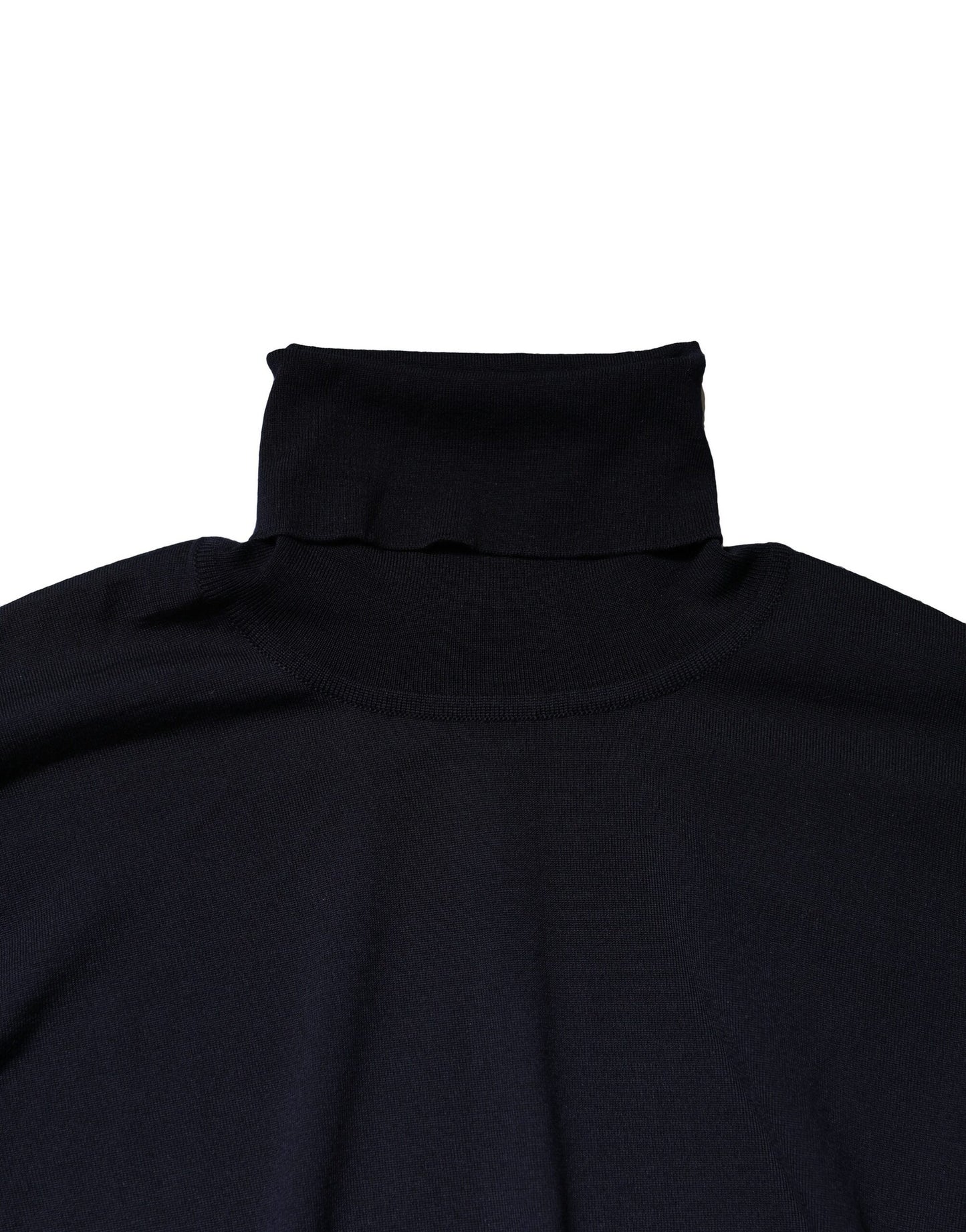 Suéter de cuello alto y manga larga azul de Dolce & Gabbana
