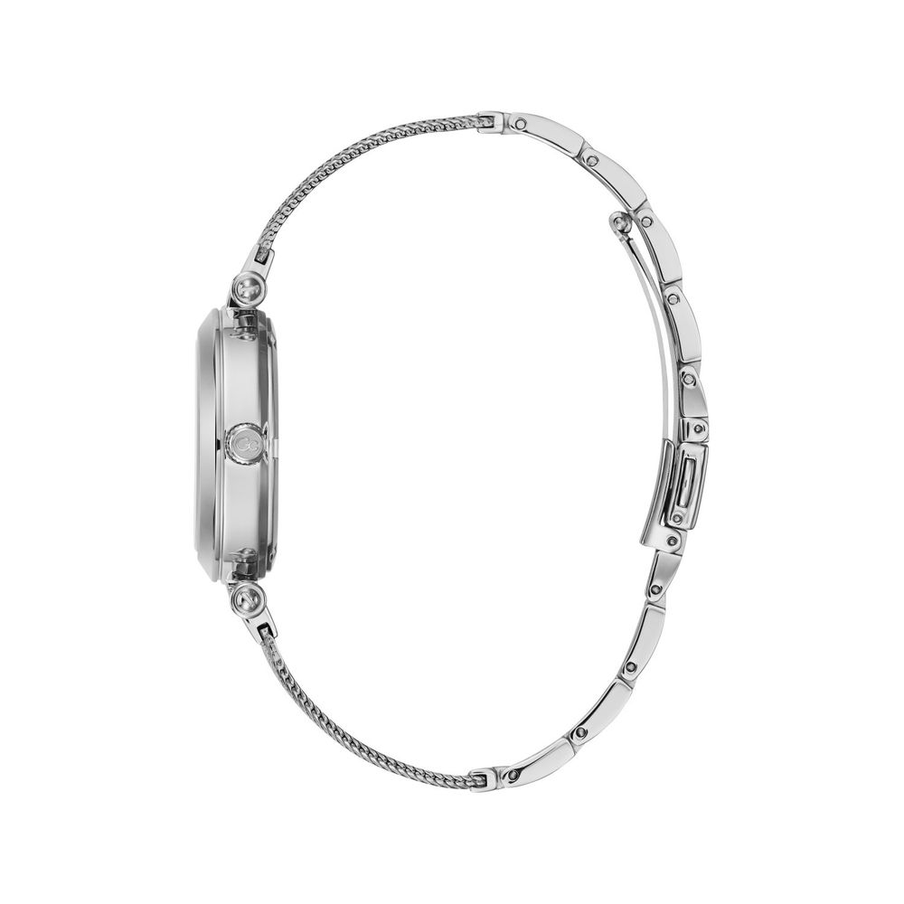 Reloj de acero inoxidable plateado GC