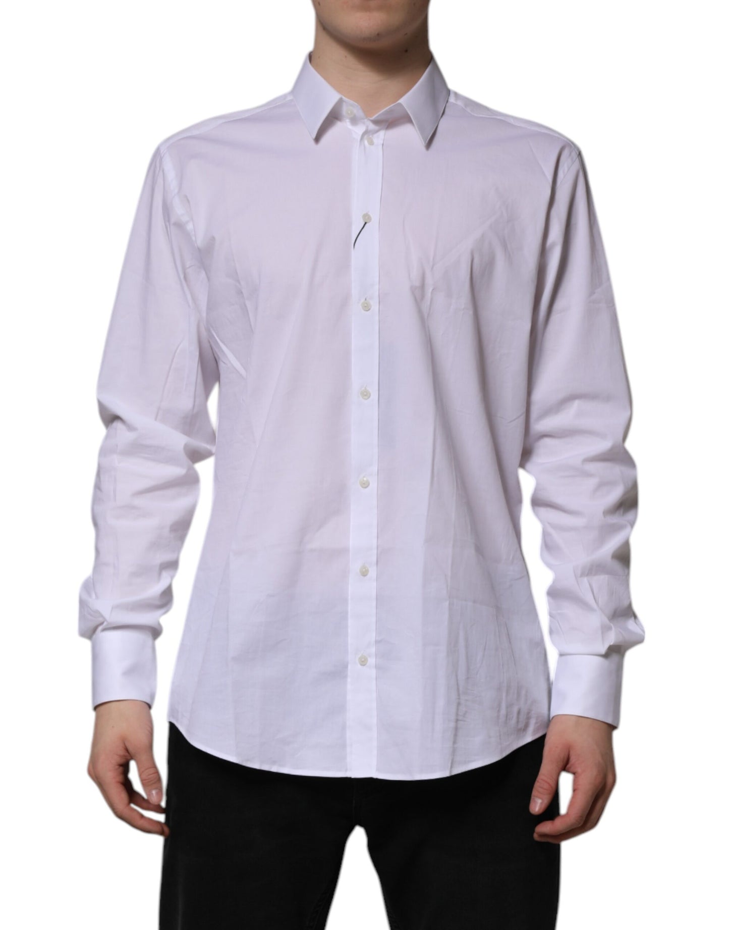 Camisa formal de manga larga MARTINI blanca de Dolce & Gabbana
