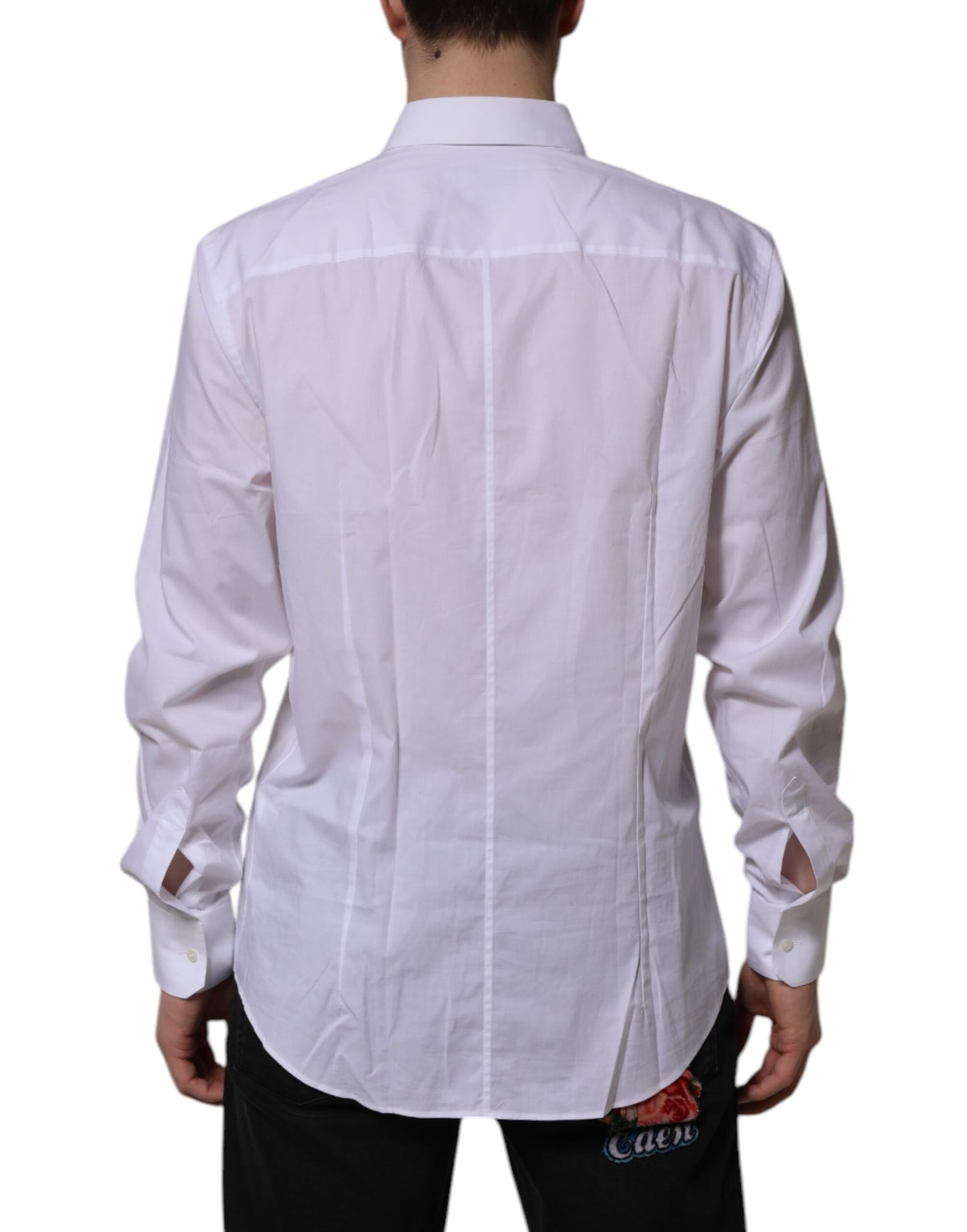 Camisa formal de manga larga MARTINI blanca de Dolce & Gabbana