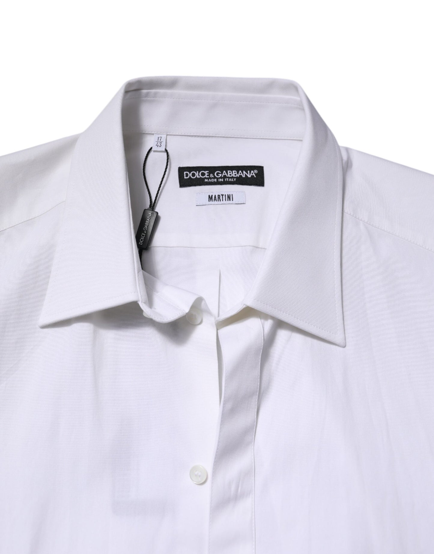Camisa formal de manga larga MARTINI blanca de Dolce & Gabbana