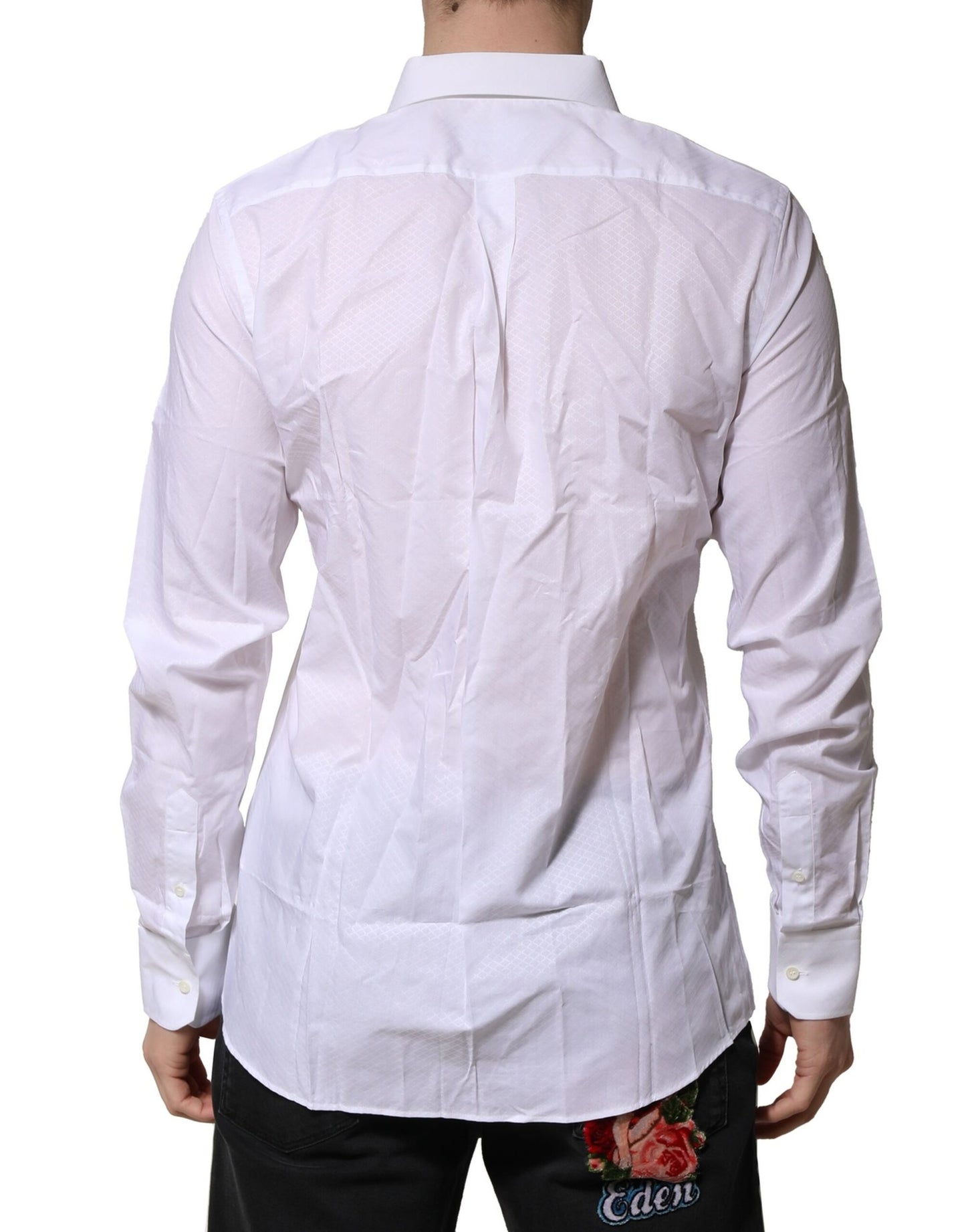 Camisa formal de manga larga MARTINI blanca de Dolce & Gabbana