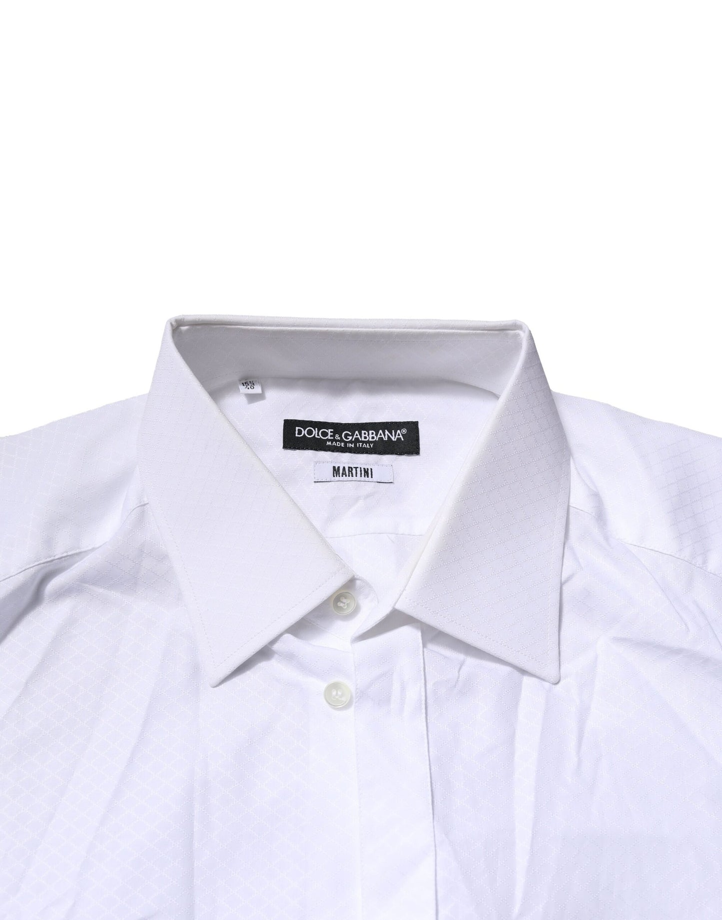 Camisa formal de manga larga MARTINI blanca de Dolce & Gabbana