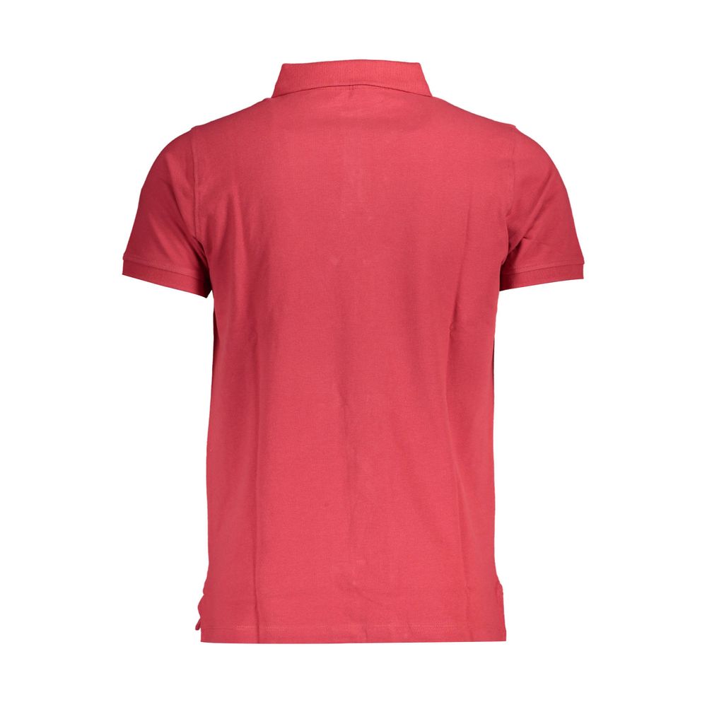 Norway 1963 Red Cotton Men Polo Shirt