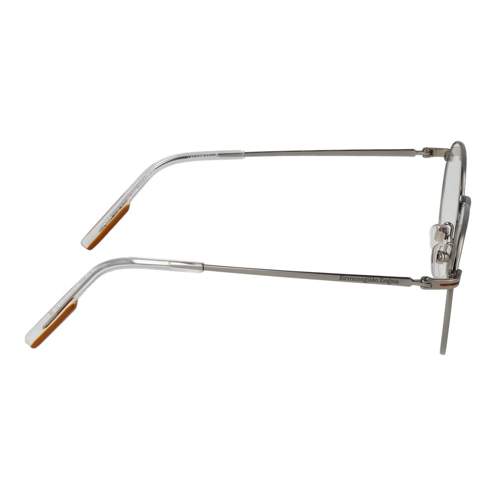 Ermenegildo Zegna Gray Men Glasses Frame