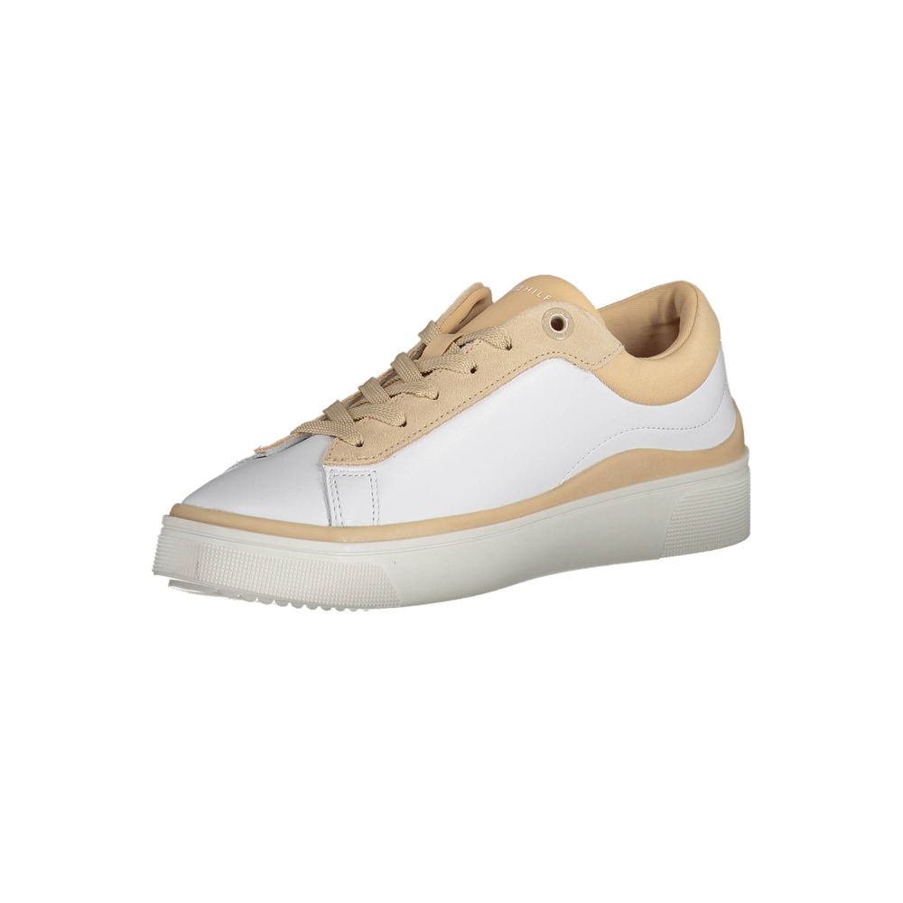 Zapatilla deportiva blanca de poliéster de Tommy Hilfiger