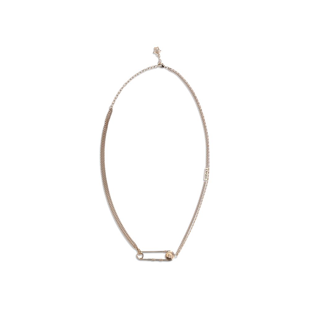 Versace Safety Pin Necklace