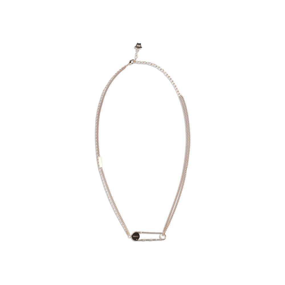 Versace Safety Pin Necklace