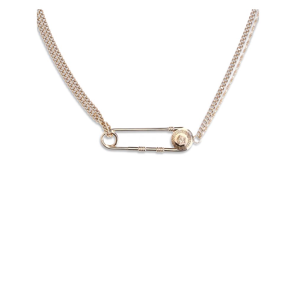 Versace Safety Pin Necklace