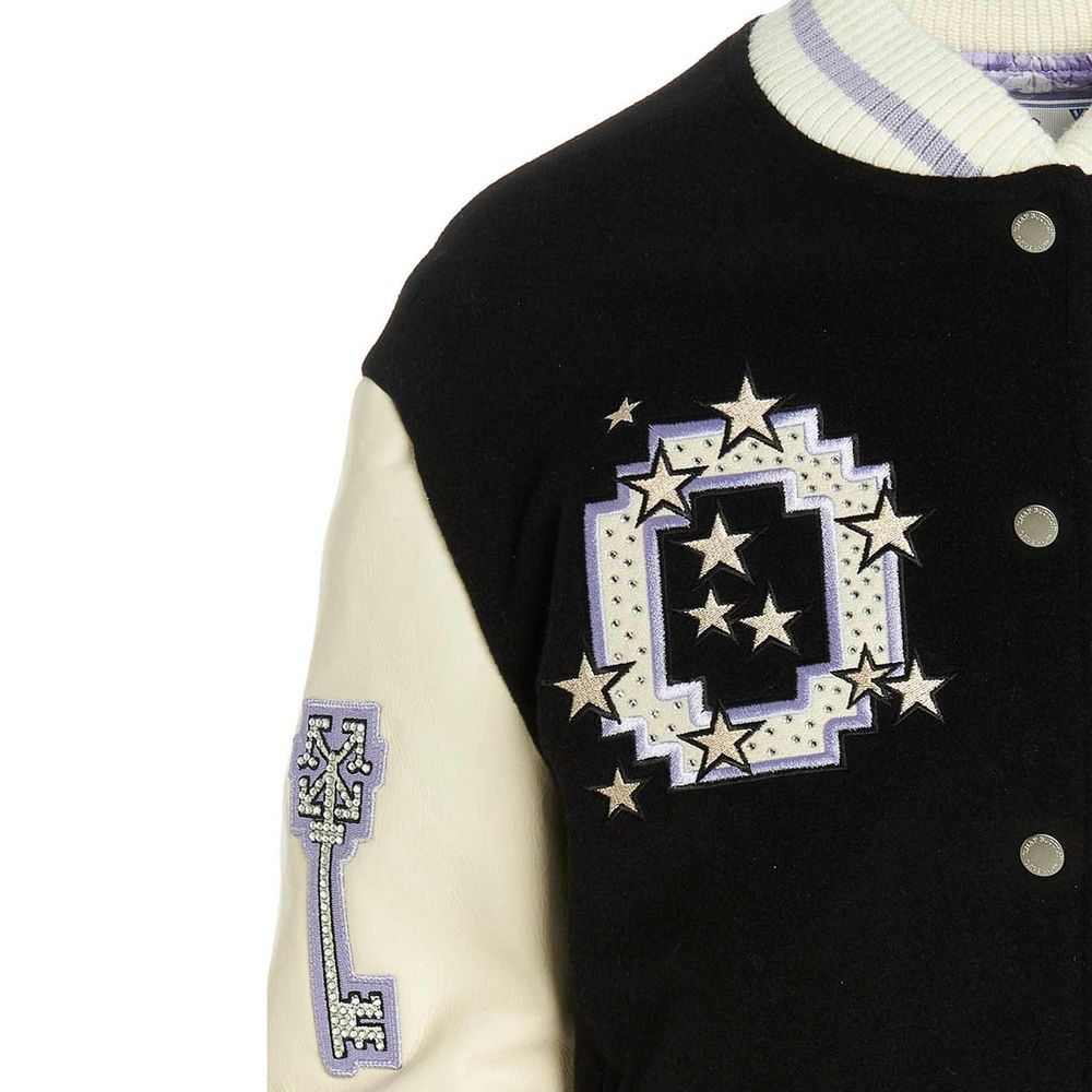 Off-White Wool Bomber Jacket