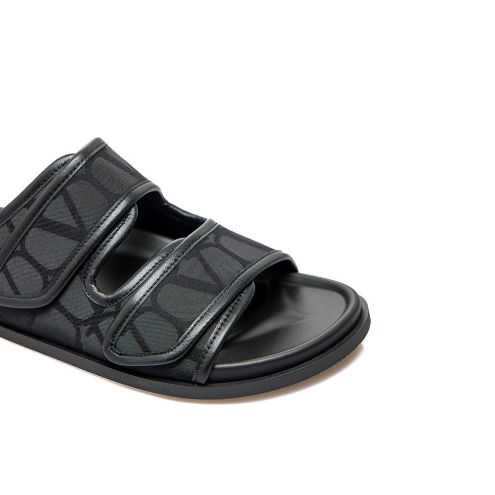 Valentino Garavani Toile Iconographe Flat Sandals