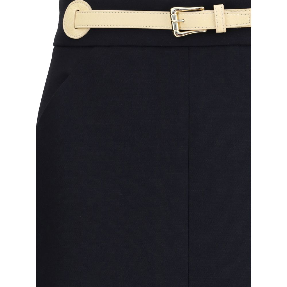 Valentino Belted Midi Skirt