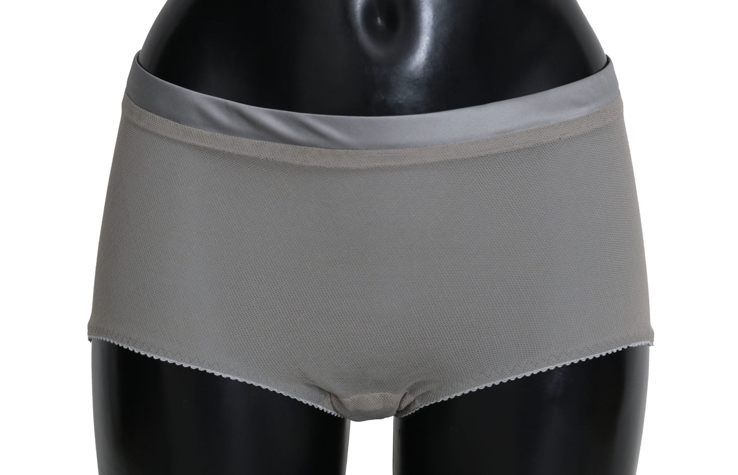 Dolce & Gabbana Ropa interior de algodón elástico plateado brillante