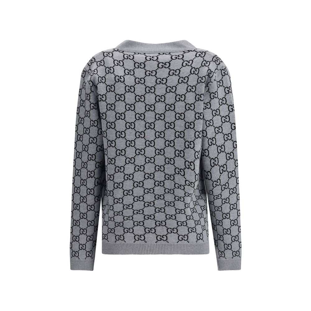 Gucci L/S V/NK CRDGN FINE WO GG TUB