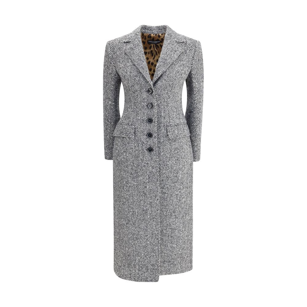 Dolce & Gabbana Single-breasted chevron Coat