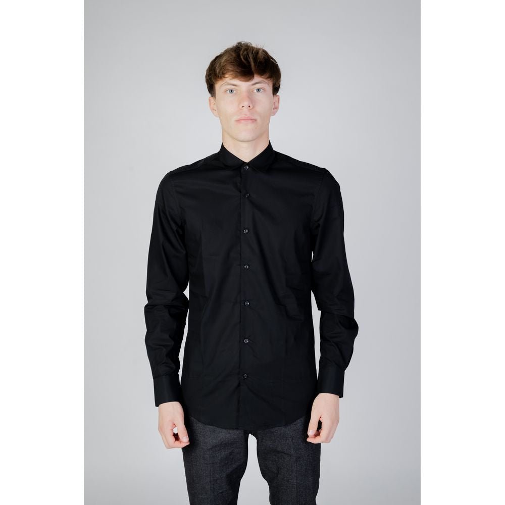 Antony Morato Black Cotton Shirt – IT44 | XS par Antony Morato | Disponible sur Sandy Store ByNet