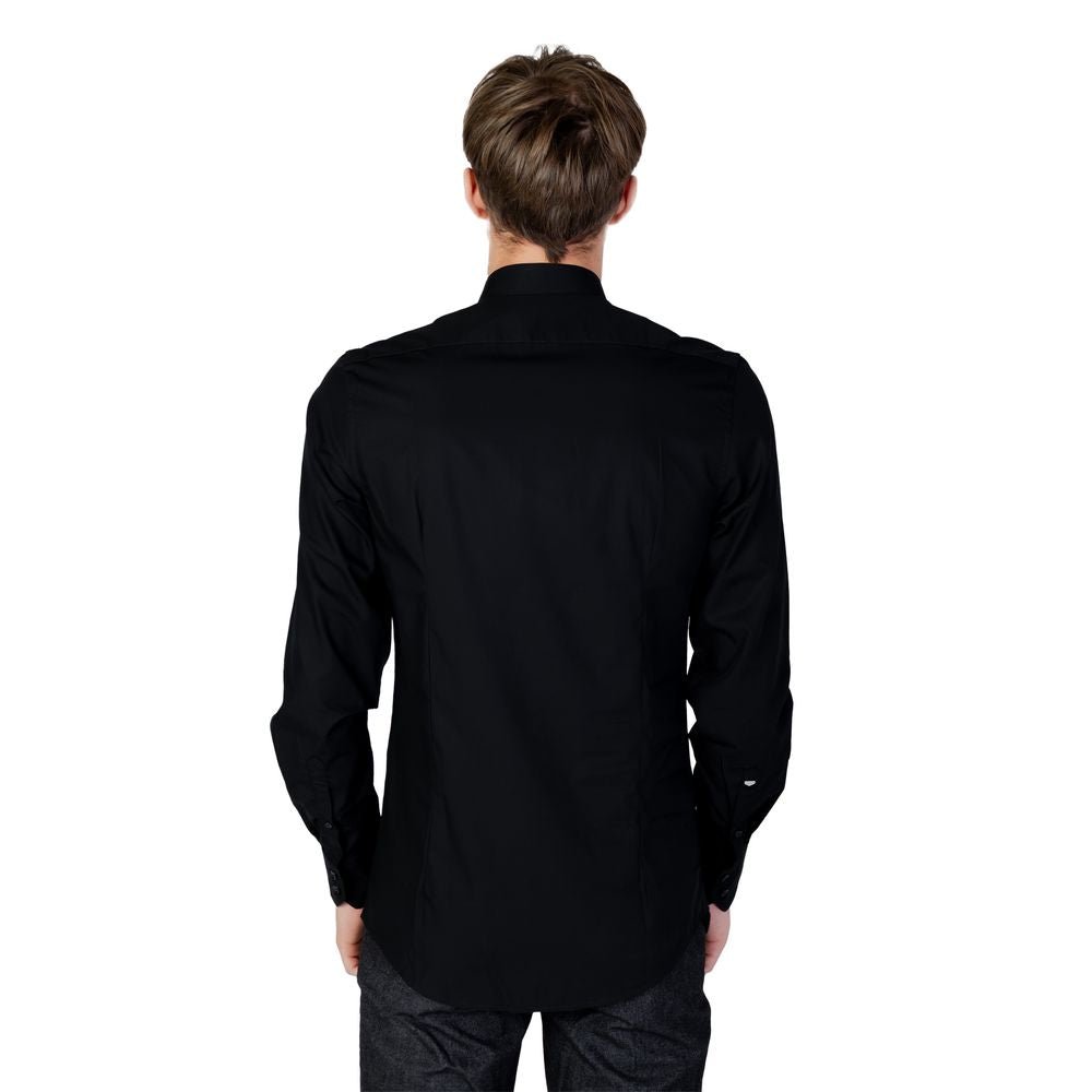 Antony Morato Black Cotton Shirt – IT44 | XS par Antony Morato | Disponible sur Sandy Store ByNet