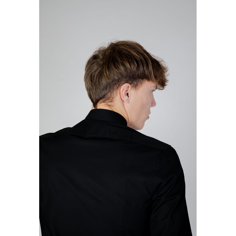 Antony Morato Black Cotton Shirt – IT44 | XS par Antony Morato | Disponible sur Sandy Store ByNet