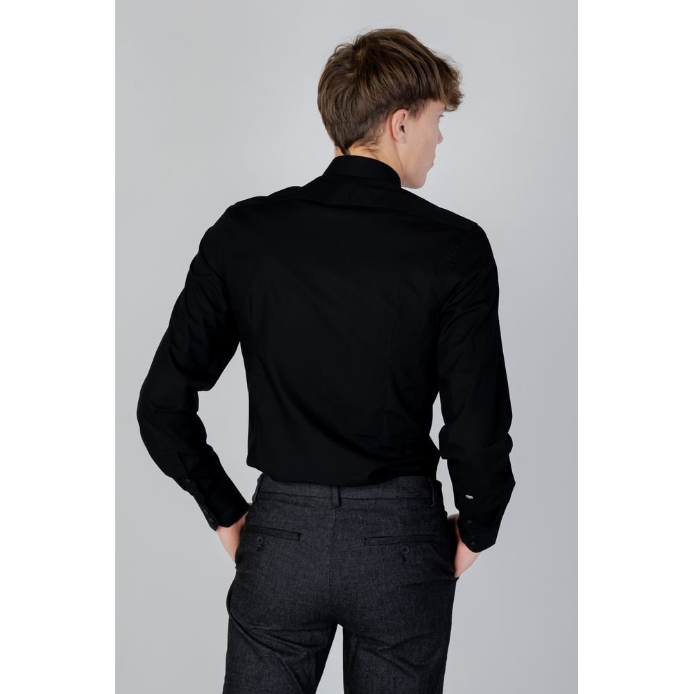 Antony Morato Black Cotton Shirt – IT44 | XS par Antony Morato | Disponible sur Sandy Store ByNet