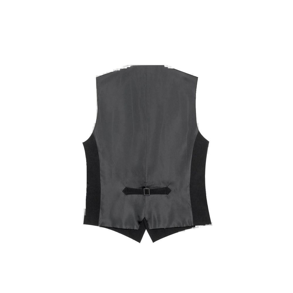 Antony Morato Black Polyester Waistcoat – IT52 | XL par Antony Morato | Disponible sur Sandy Store ByNet