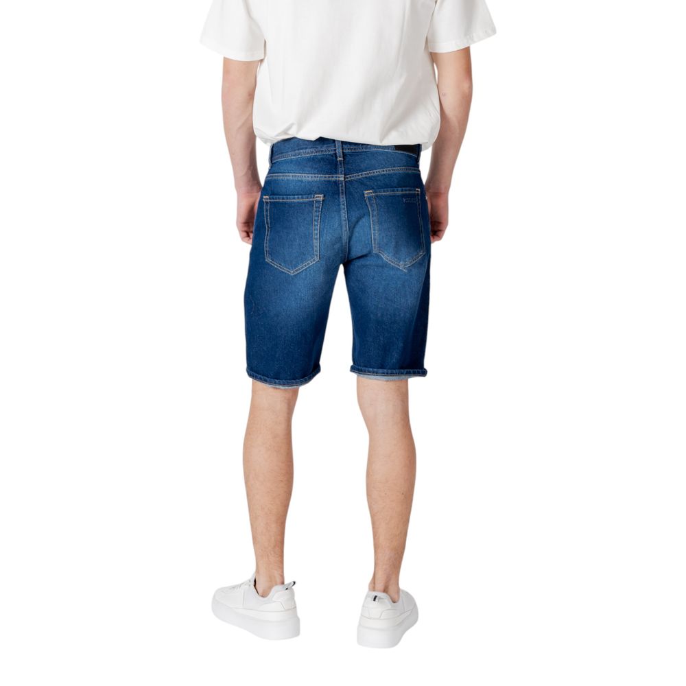 Antony Morato Blue Cotton Bermuda – W32 par Antony Morato | Disponible sur Sandy Store ByNet