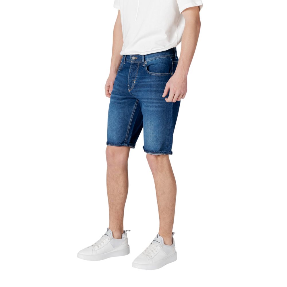 Antony Morato Blue Cotton Bermuda – W32 par Antony Morato | Disponible sur Sandy Store ByNet