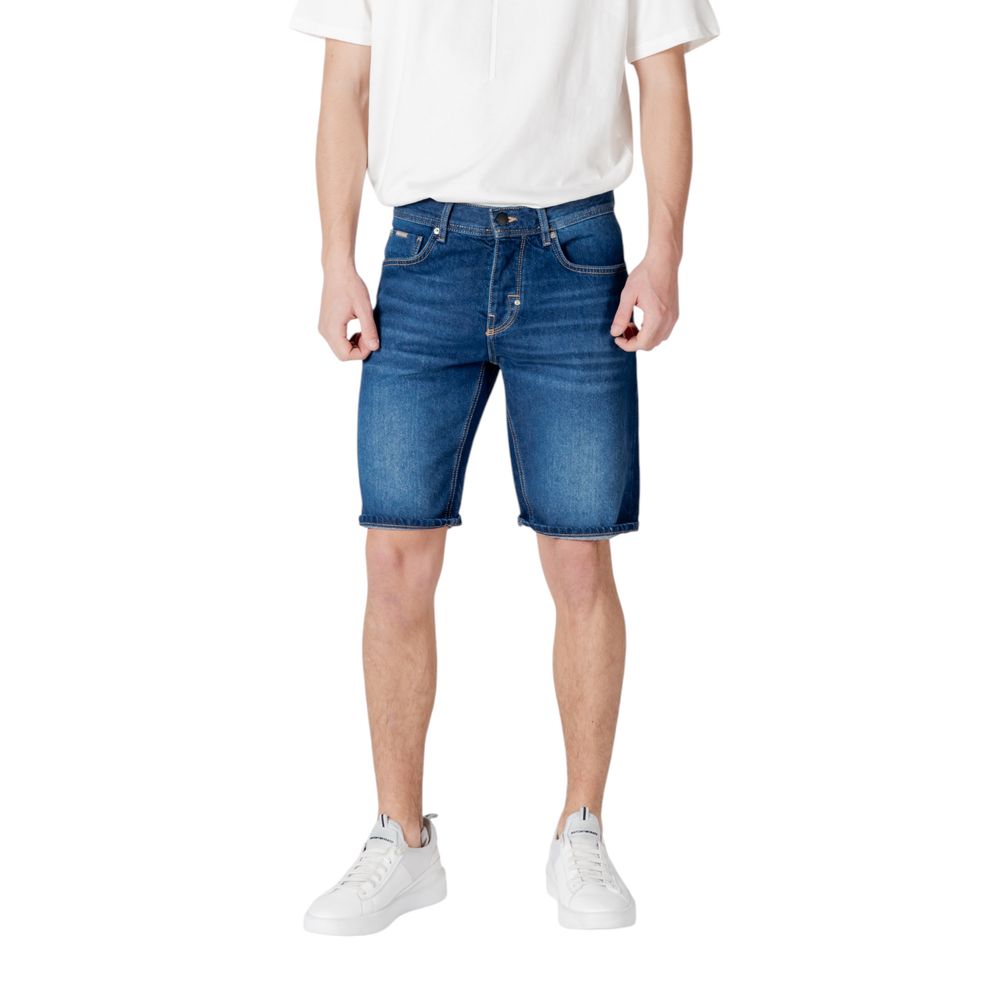 Antony Morato Blue Cotton Bermuda – W32 par Antony Morato | Disponible sur Sandy Store ByNet